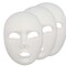 RAHEEV; Plain White Comfortable Face Plastic Mask for Theatrical Roles; Category:Masks; Image:4